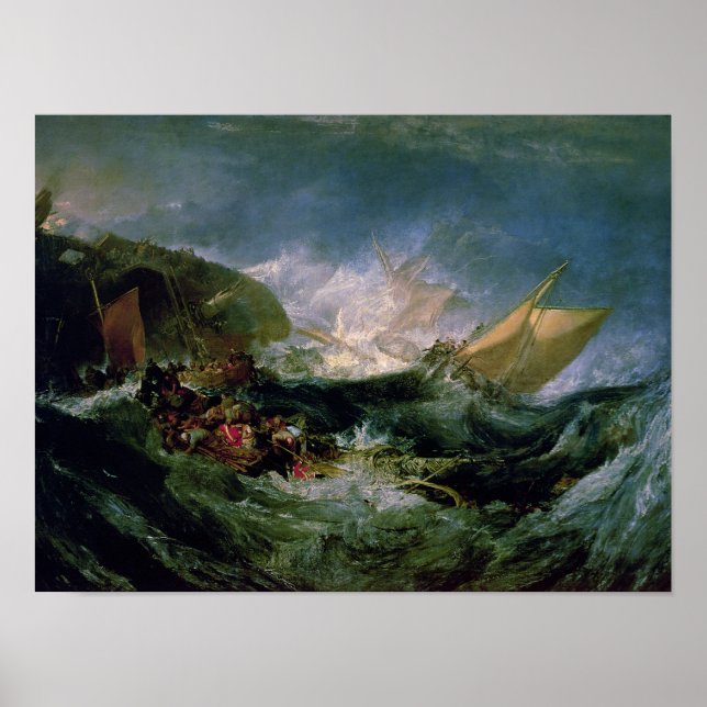 Wreck of a Transport Ship Poster (Front)