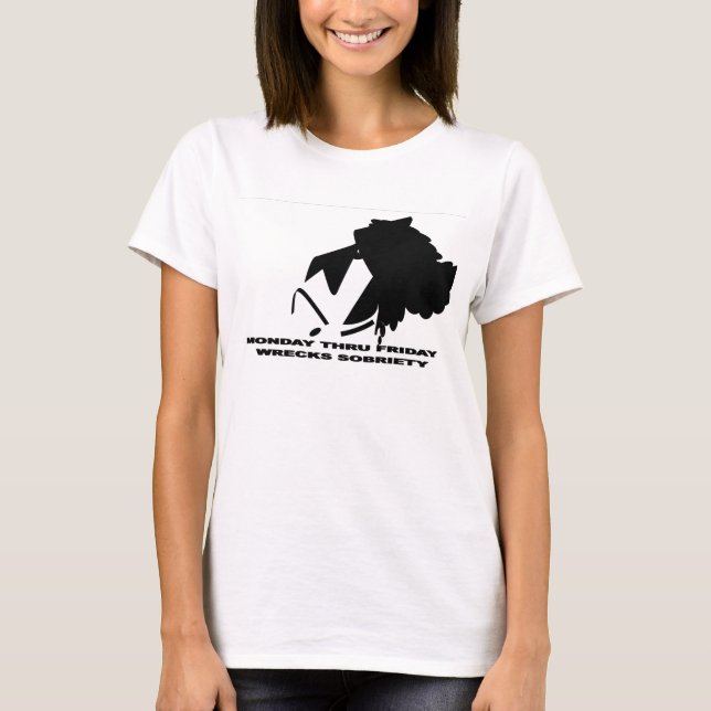 Wrecked sobriety T-Shirt (Front)