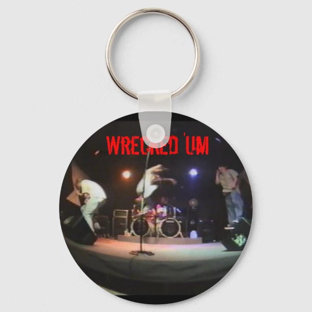 Wrecked 'Um Live Studio Keychain (Front)