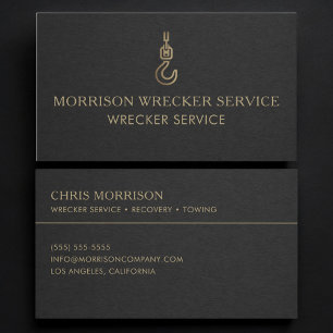 Wrecker Service Business Card