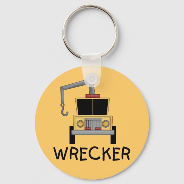 Wrecker Tshirts and Gifts Keychain (Front)