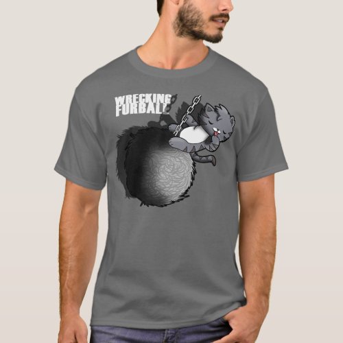 Wrecking Ball Music Video Parody For Cat Lovers T_Shirt