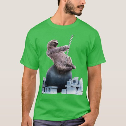 Wrecking Ball Sloth T_Shirt