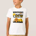 Wrecking Crew Shirt, Construction Work Zone T-shirt at Zazzle