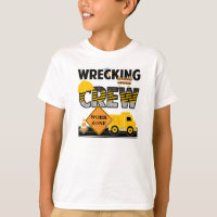 Wrecking Crew Shirt, Construction Work Zone T-Shirt