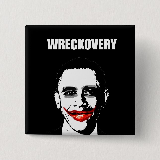 WRECKOVERY PINBACK BUTTON (Front)