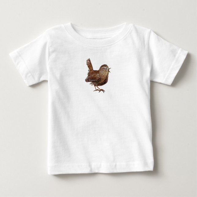 Wren Bird (Troglodytes Troglodytes) Baby T-Shirt (Front)
