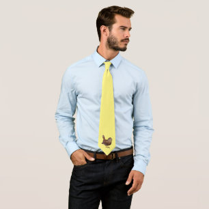 Wren Bird (Troglodytes Troglodytes) Neck Tie
