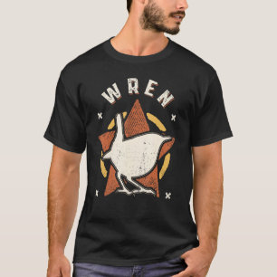 Wren Bird Vintage Retro Classic Animal T-Shirt