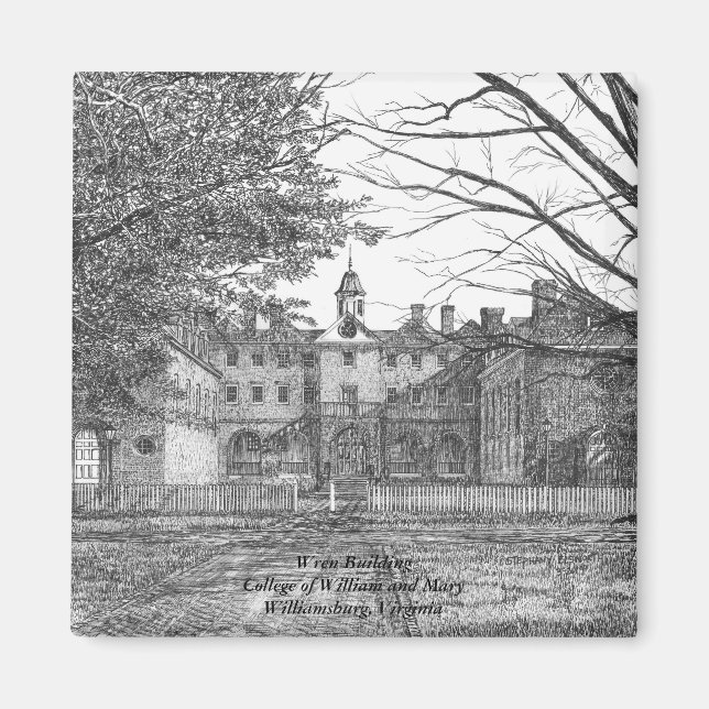 Wren Building Magnet (Front)