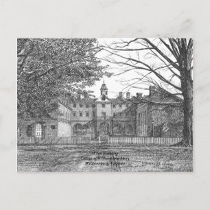 Wren Building Postcard
