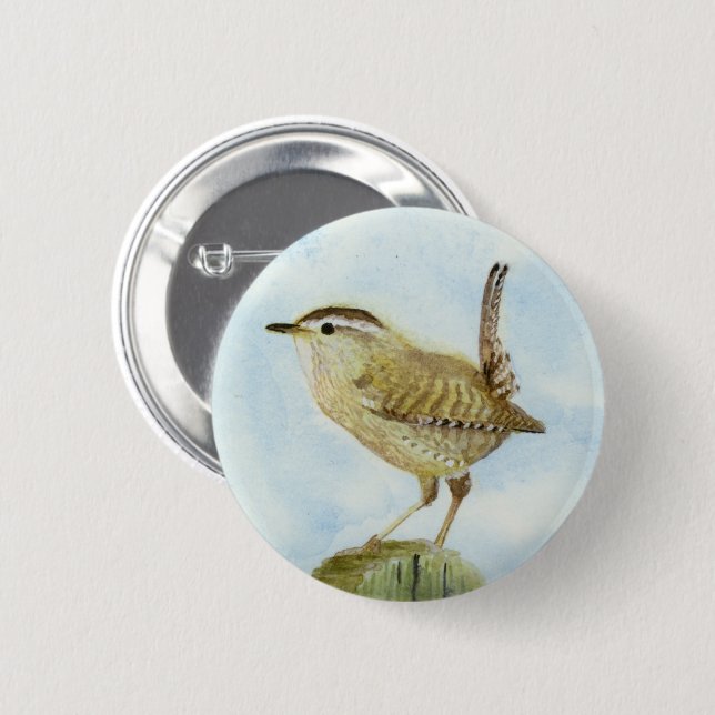 Wren Button (Front & Back)
