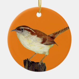 Wren Ceramic Ornament