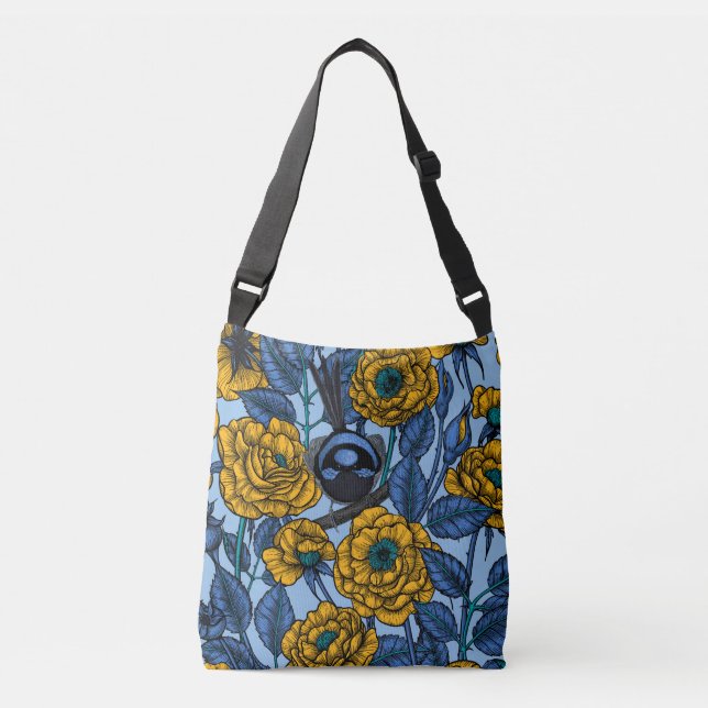 Wren in the roses crossbody bag (Front)