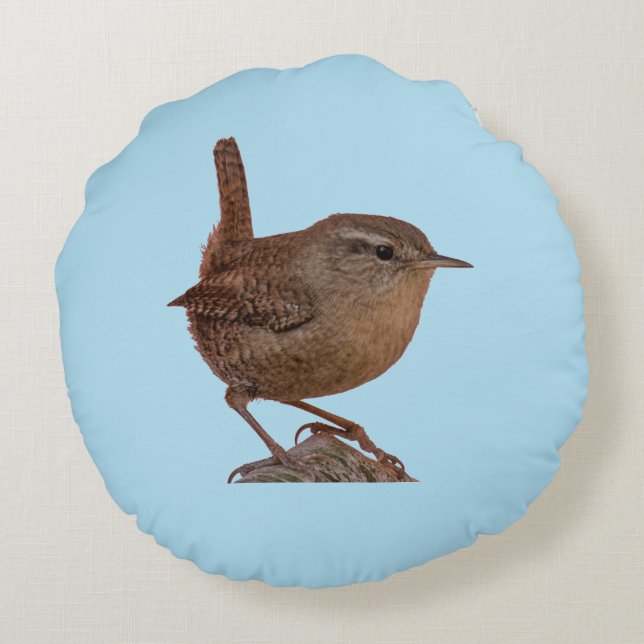 Wren Round Pillow (Back)
