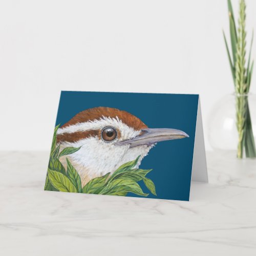 Wren Secrets Folded Greeting Card