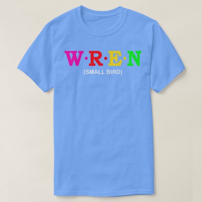 Wren Small Bird T-Shirt (Design Front)