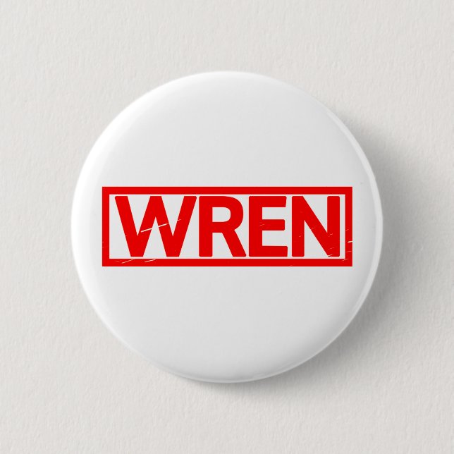 Wren Stamp Button (Front)