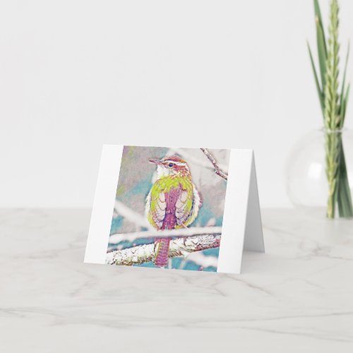 Wren Thinking of You Card