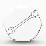 Wrench Acrylic Award<br><div class="desc">A great design on carryalls, sweatshirts, jacket backs, quilts, wall hangings, and anywhere else you can think of to recognize your favorite handyman!</div>