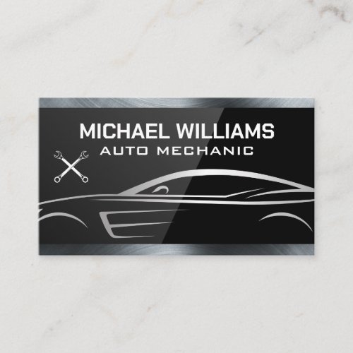 Wrench  Auto Logo Business Card