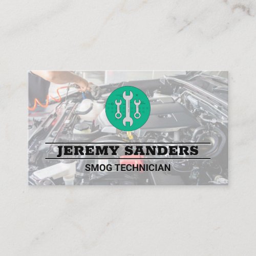 Wrench  Auto Services  Engine Bay Business Card