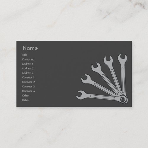 Wrench - Business Business Card Templates