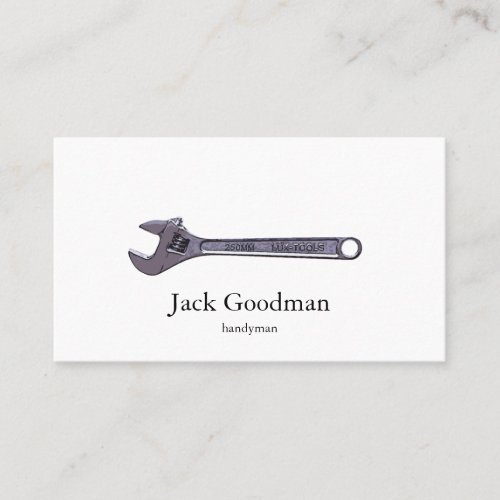 wrench business card