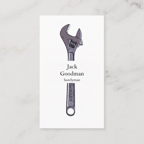 wrench business card