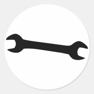 Wrench Classic Round Sticker