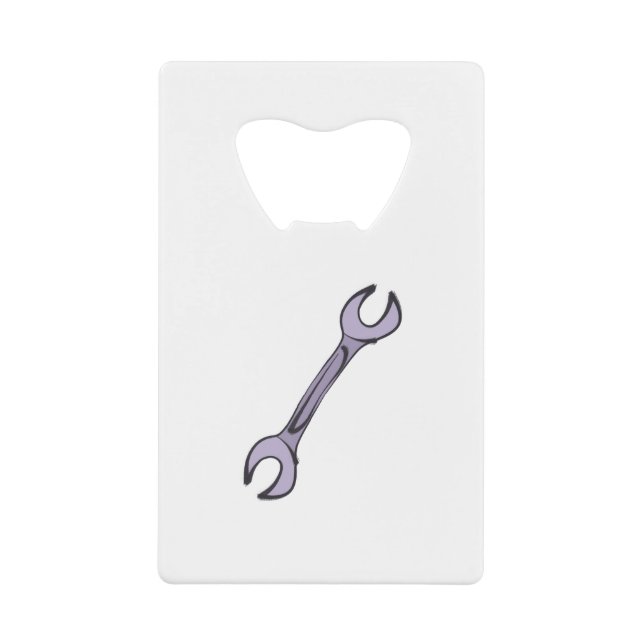 Wrench Credit Card Bottle Opener (Front)