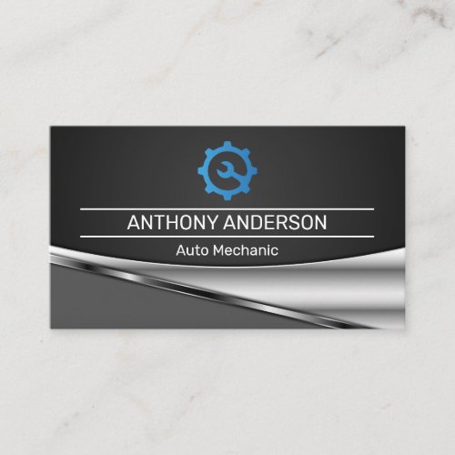 Wrench Gear Logo Business Card
