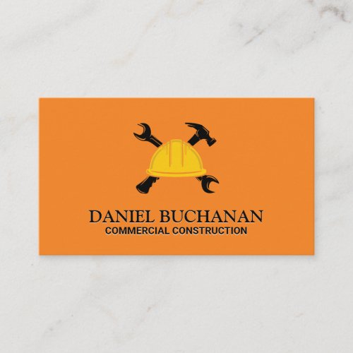 Wrench Hammer | Hard Hat Construction Business Card