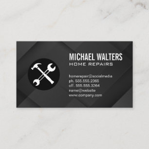 Wrench Hammers Tools Property Management Business Card