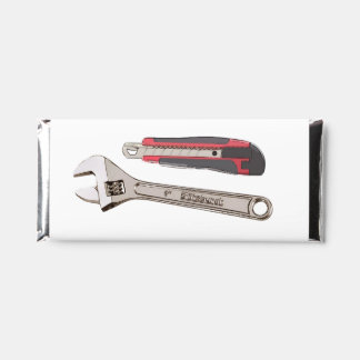Wrench, Screw Driver and Utility Knife Hershey Bar Favors