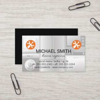 Wrench Screw Driver | Appliances Business Card by lovely_businesscards at Zazzle