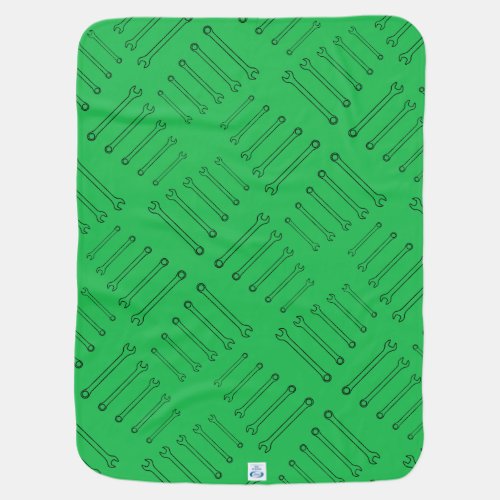 Wrench set Green Baby Blanket