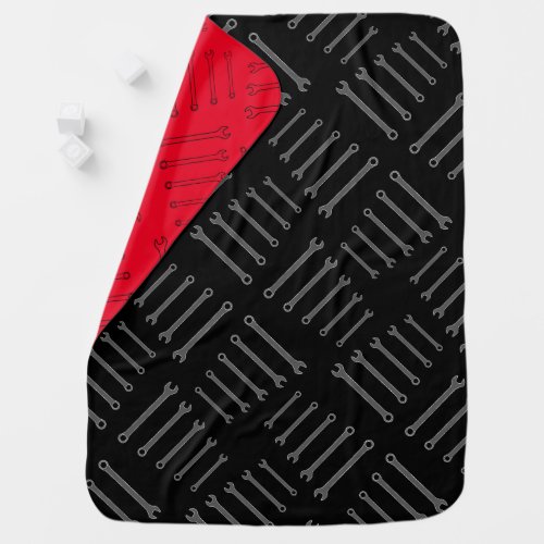 Wrench set Red Baby Blanket