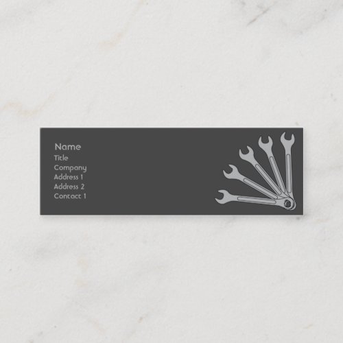 Wrench - Skinny Business Card Templates