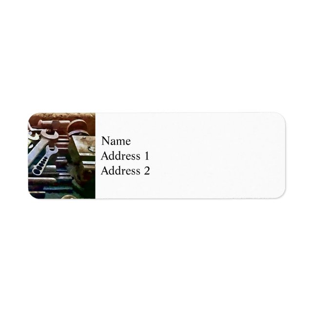 Wrenches in Machine Shop Label (Front)