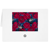 Wrens in the peonies (Back Horizontal)