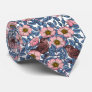 Wrens in the roses neck tie