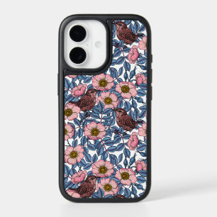 Wrens in the roses iPhone 17 case