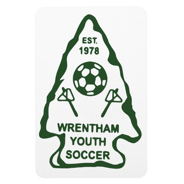 Wrentham Youth Soccer Car Magnet (Vertical)