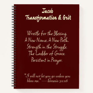 Wrestle for the Blessing" Christian Prayer Journal