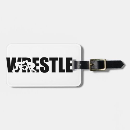 Wrestle Luggage Tag