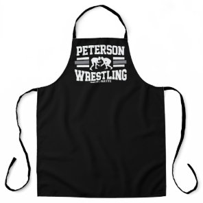 Wrestler ADD NAME School Athlete Wrestling Team  Apron