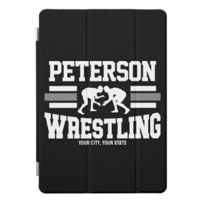 Wrestler ADD NAME School Athlete Wrestling Team iPad Pro Cover