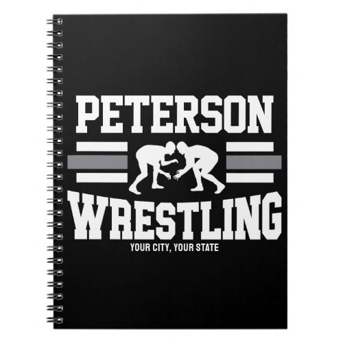 Wrestler ADD NAME School Athlete Wrestling Team Notebook