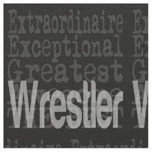 Wrestler Extraordinaire Fabric